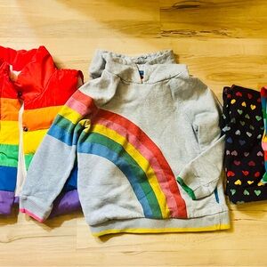 Mini Boden rainbow set